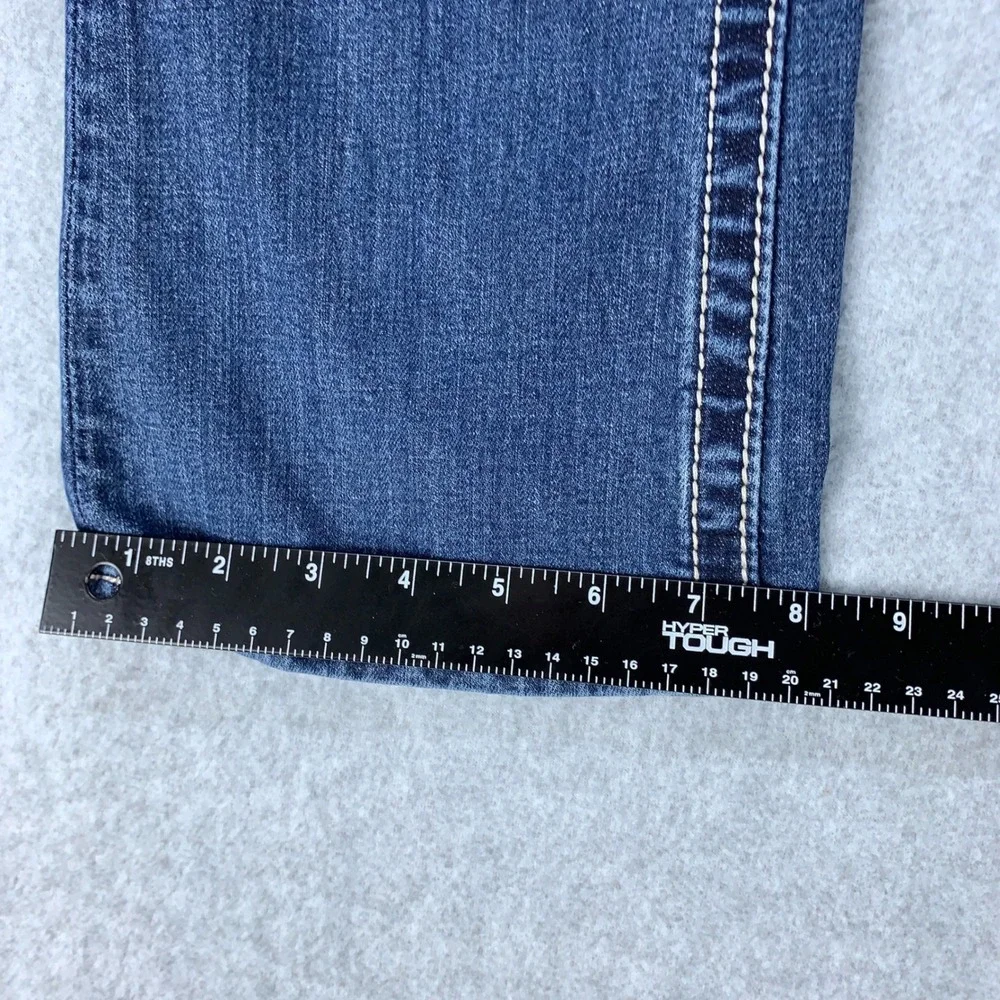 Miss Me Signature Bootcut Jeans Womens 28 Blue Embellished JM1232BV